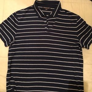 Michael Kors Blue/White Polo Large